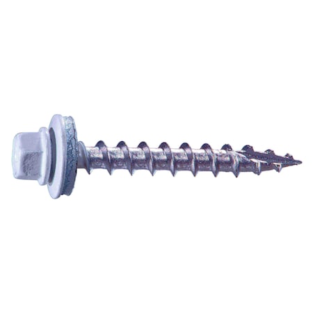 Buildright Self-Drilling Screw, #10 x 1-1/2 in, Painted Steel Flange Hex Head External Hex Drive, 429 PK 50735